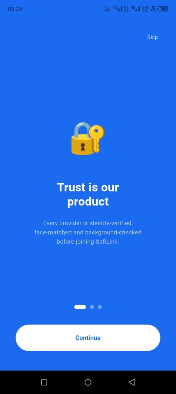SafiLink — Mobile App — screenshot 1 of 39
