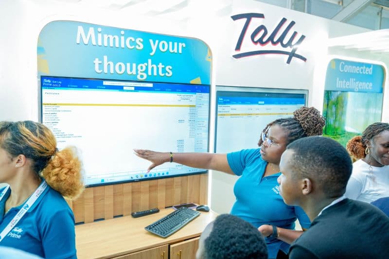 Live TallyPrime demonstration at a Tally partner showcase