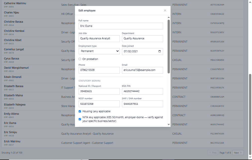 KituBox HR - Built for a shared, sensitive dataset